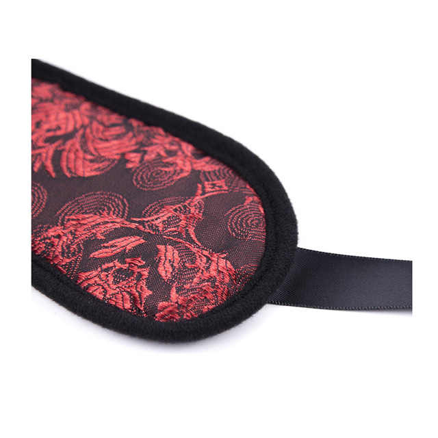 Silk BDSM Blindfold – Elegant Red Eye Mask for Sensory Play