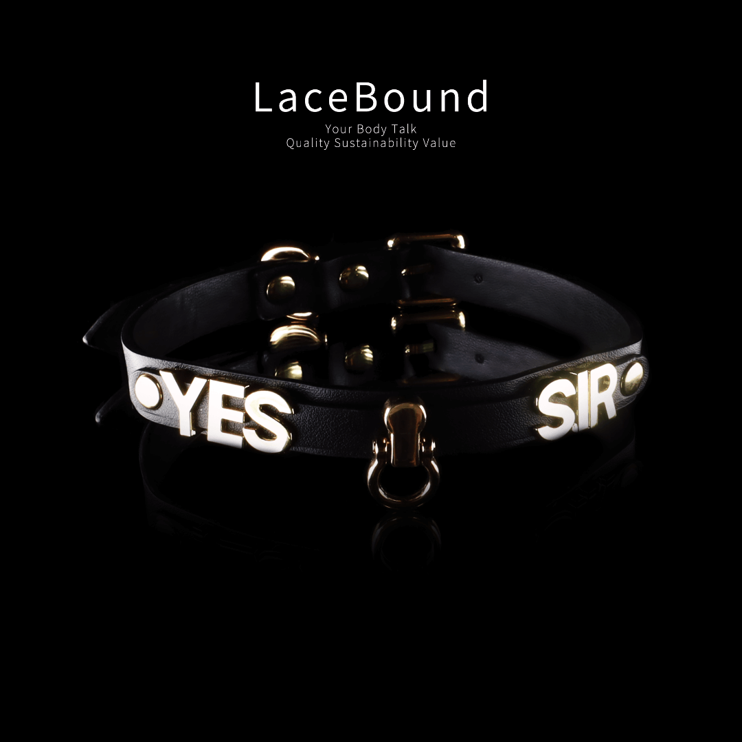 Adjustable Leather bdsm collar