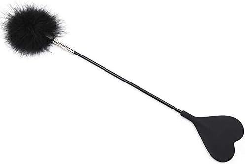 BDSM whip Heart-Shaped Sex Flirting Slapper Whip Tickler Paddle for Sensory Play