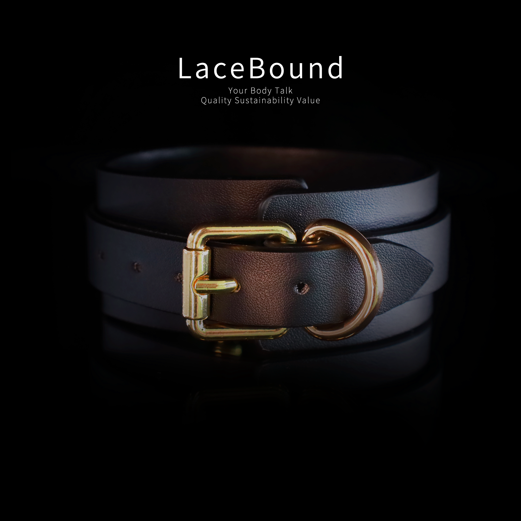 LaceBound Bondage Restraint Set – Premium BDSM Wrist & Ankle Cuffs with Connectors