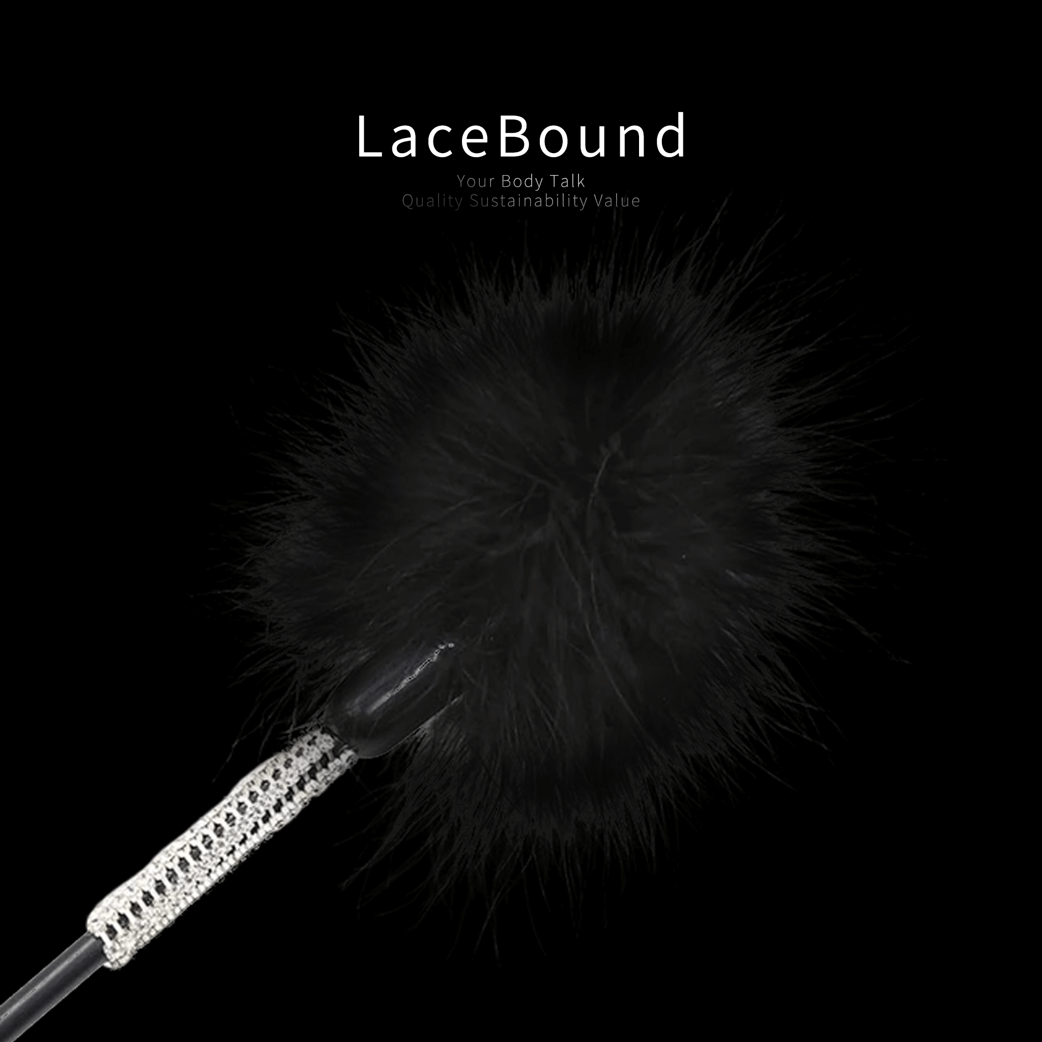 BDSM whip Heart-Shaped Sex Flirting Slapper Whip Tickler Paddle for Sensory Play