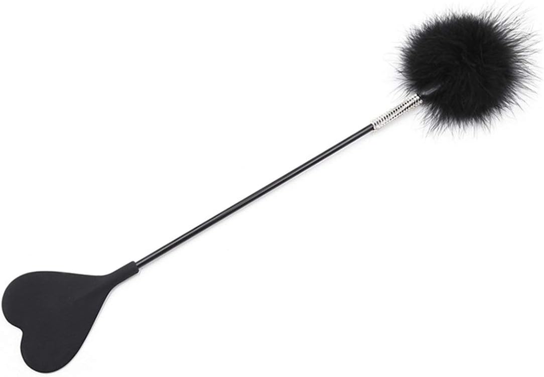 BDSM whip Heart-Shaped Sex Flirting Slapper Whip Tickler Paddle for Sensory Play