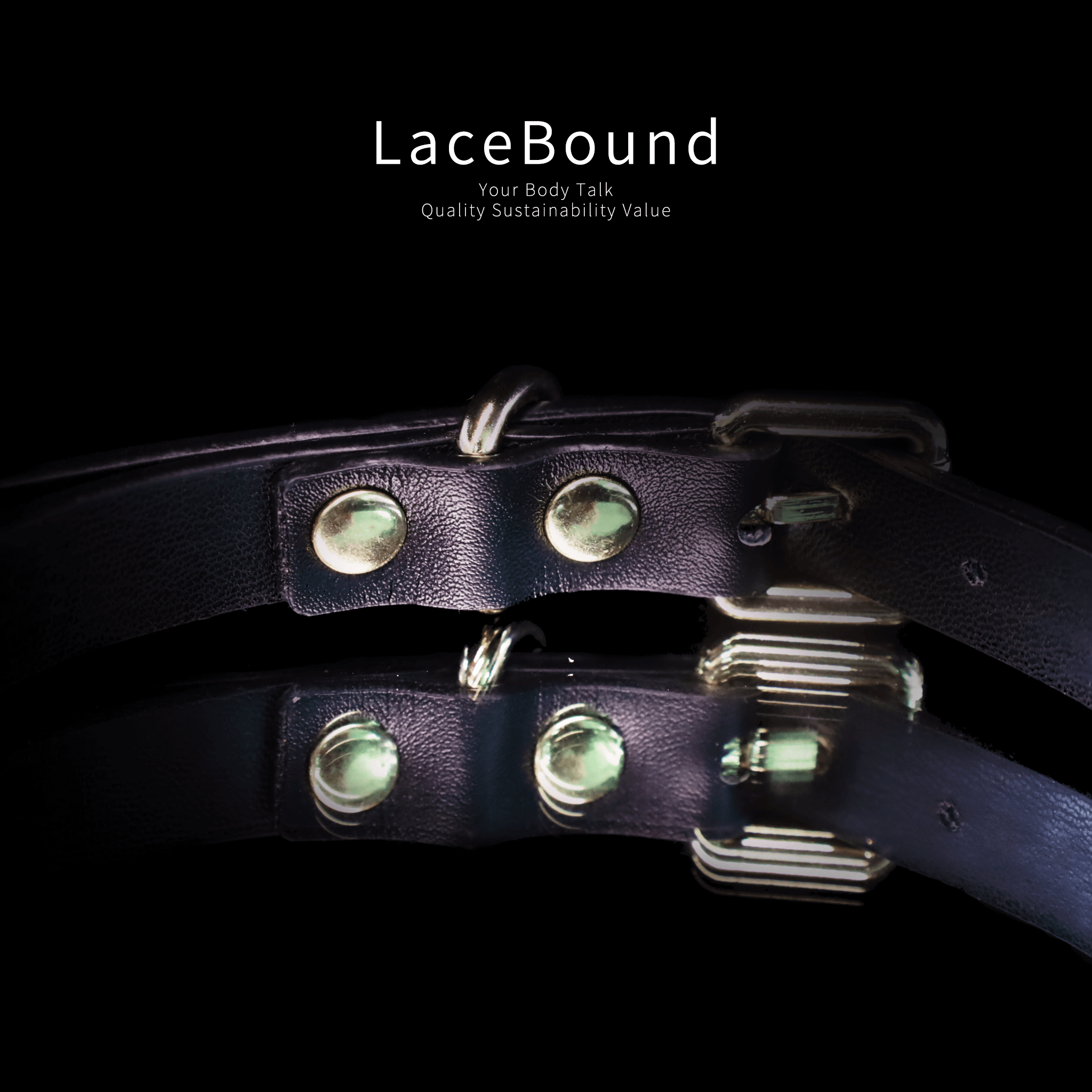 Adjustable Leather bdsm collar