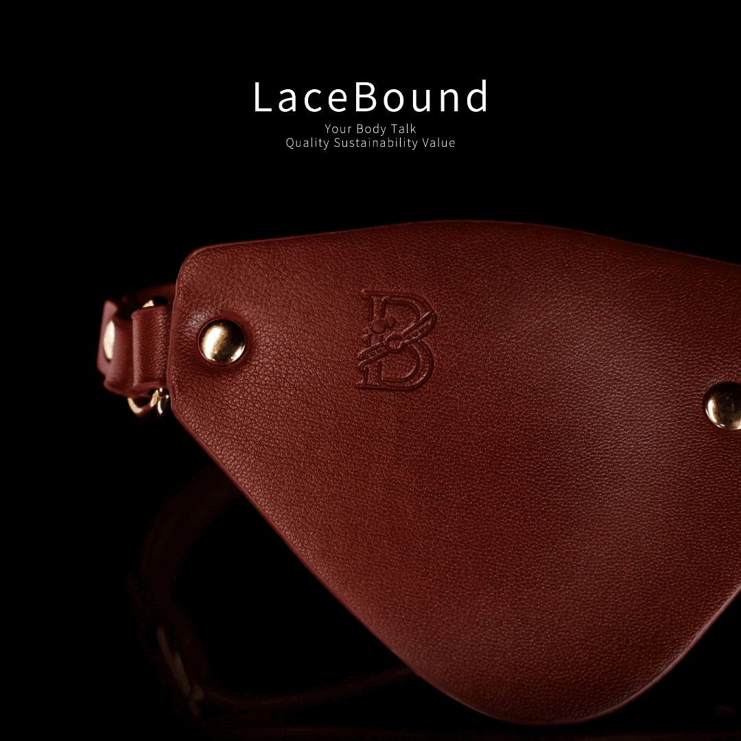 Leather BDSM Blindfold – Elegant Sensory Play Mask for BDSM Toys Collection