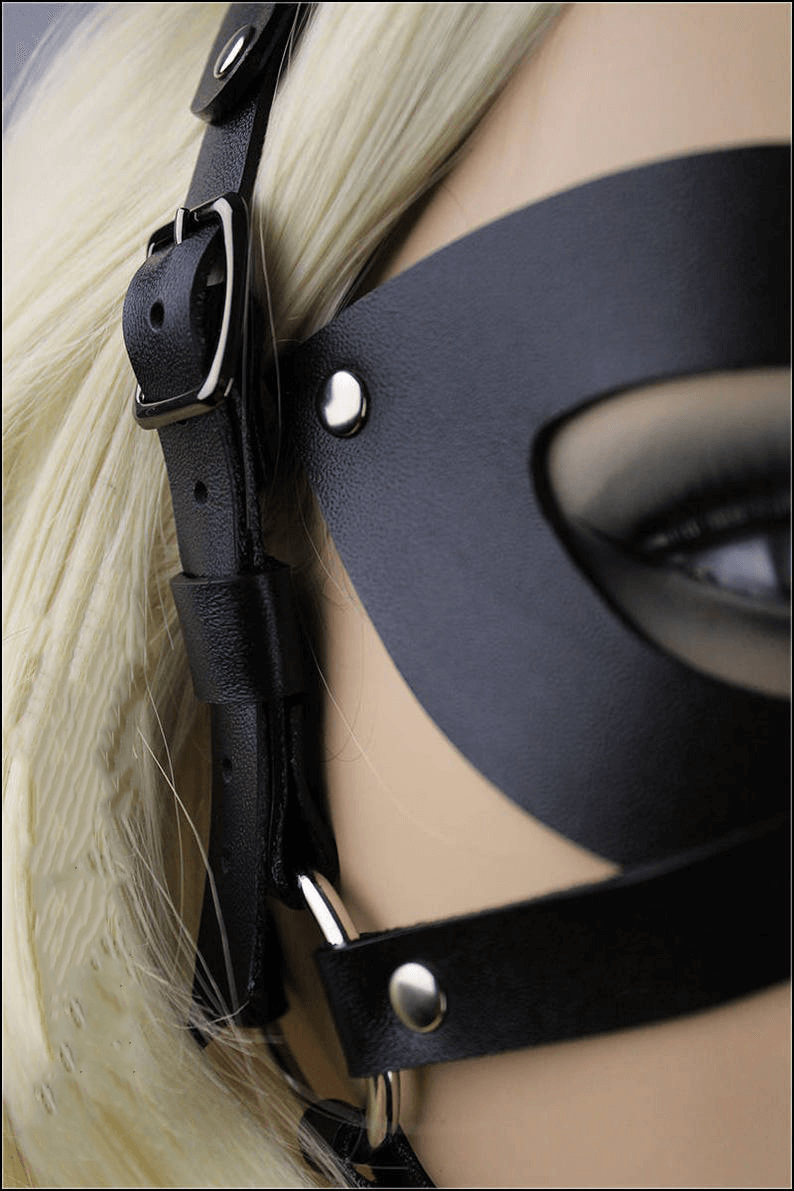 BDSM Rabbit Ear Mask with Adjustable Straps for Sensual Roleplay and Fantasy Play
