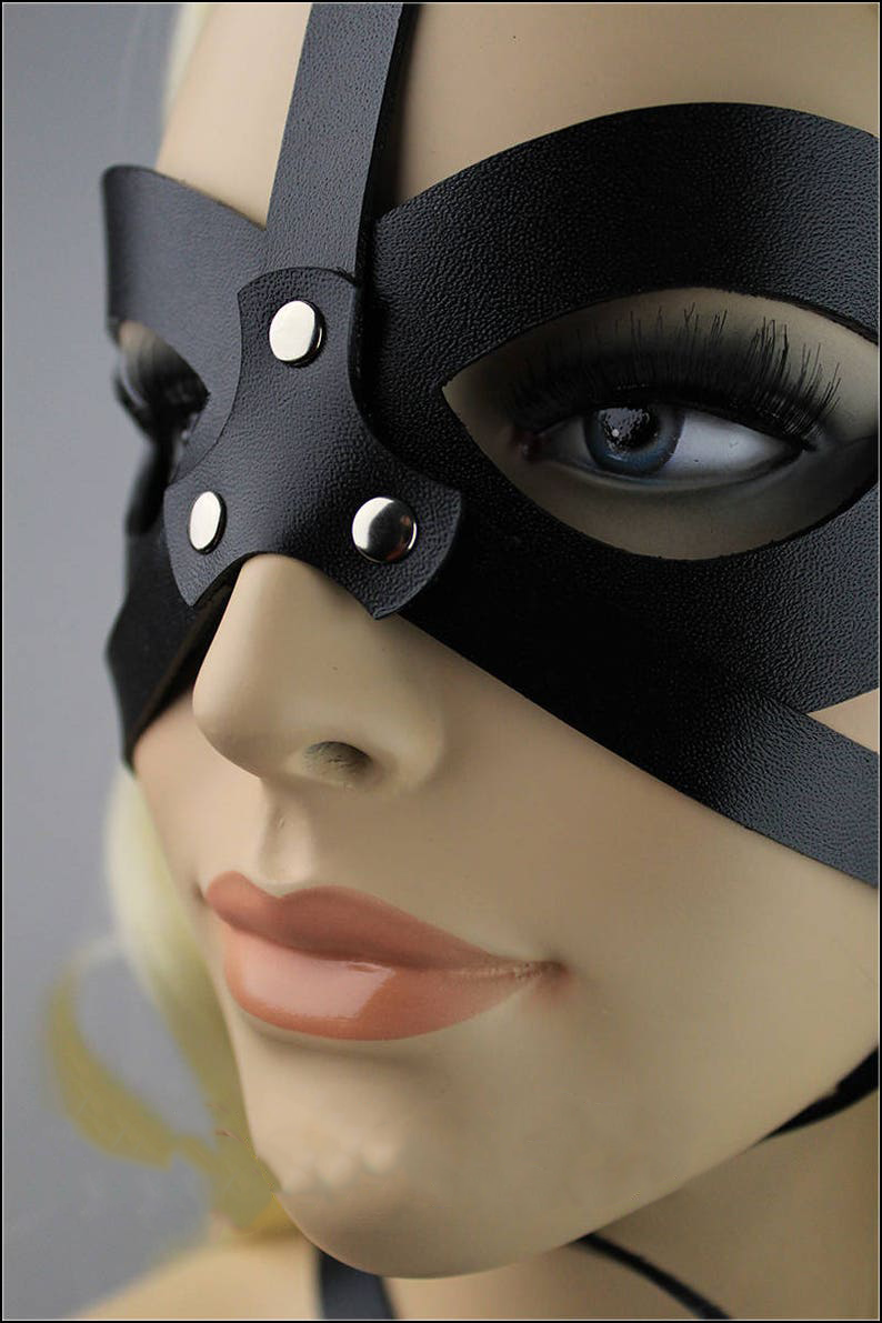 BDSM Rabbit Ear Mask with Adjustable Straps for Sensual Roleplay and Fantasy Play