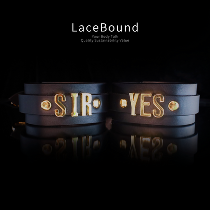 LaceBound Bondage Restraint Set – Premium BDSM Wrist & Ankle Cuffs with Connectors