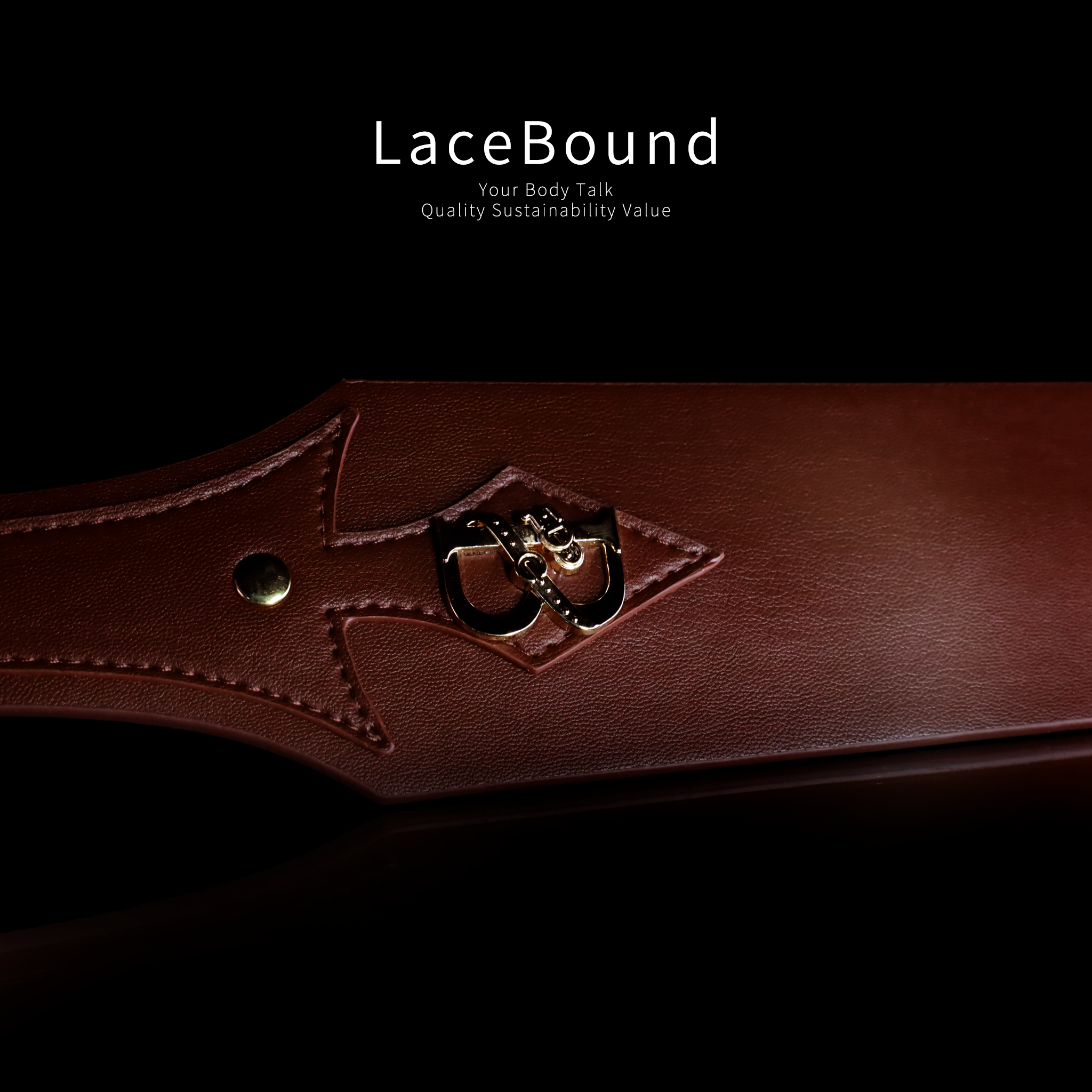 Premium Leather BDSM Paddle – Elegant Spanking Tool for Impact Play & Roleplay