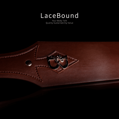 Premium Leather BDSM Paddle – Elegant Spanking Tool for Impact Play & Roleplay