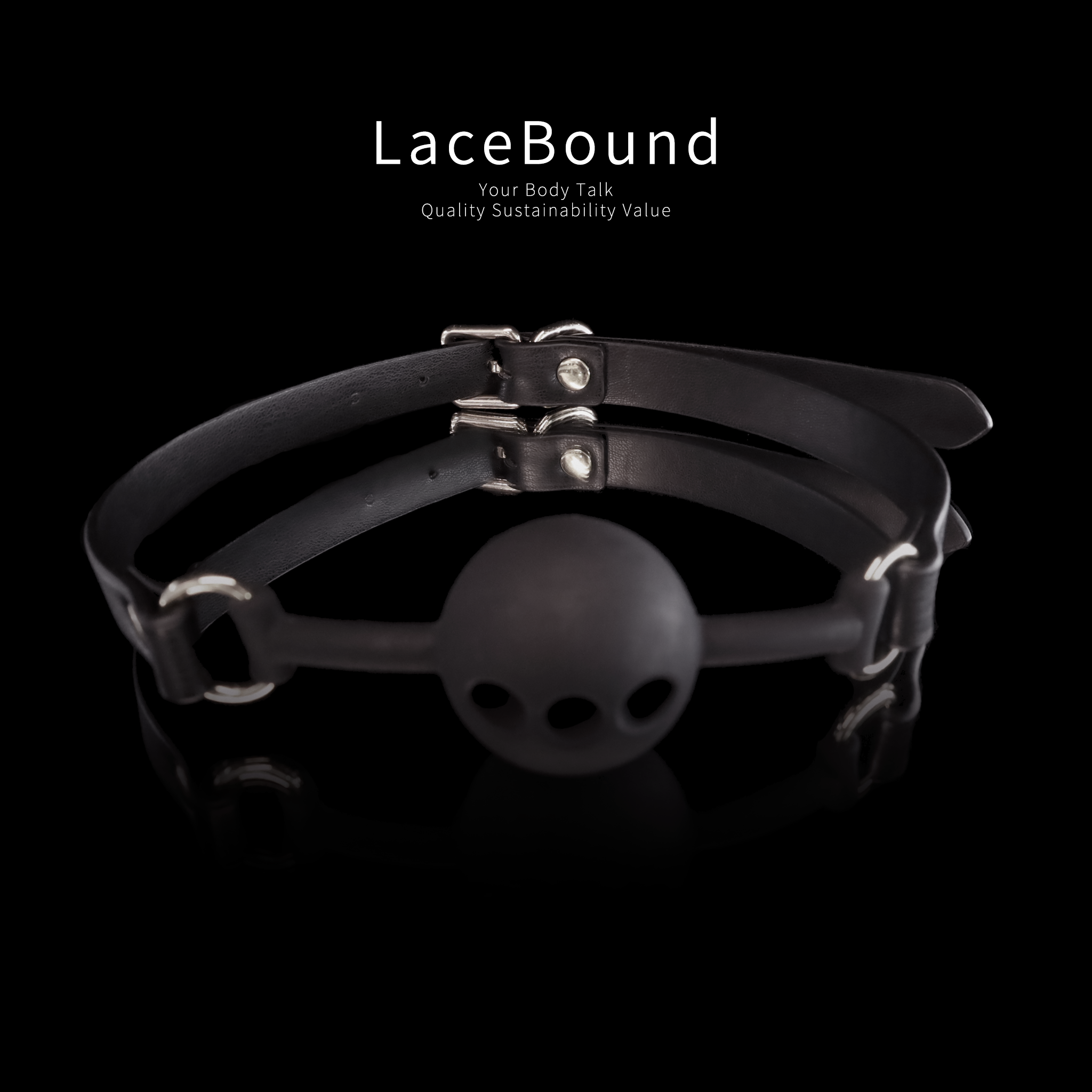 Breathable Ball Gag for Comfortable BDSM Play