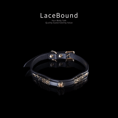Adjustable Leather  bdsm collar