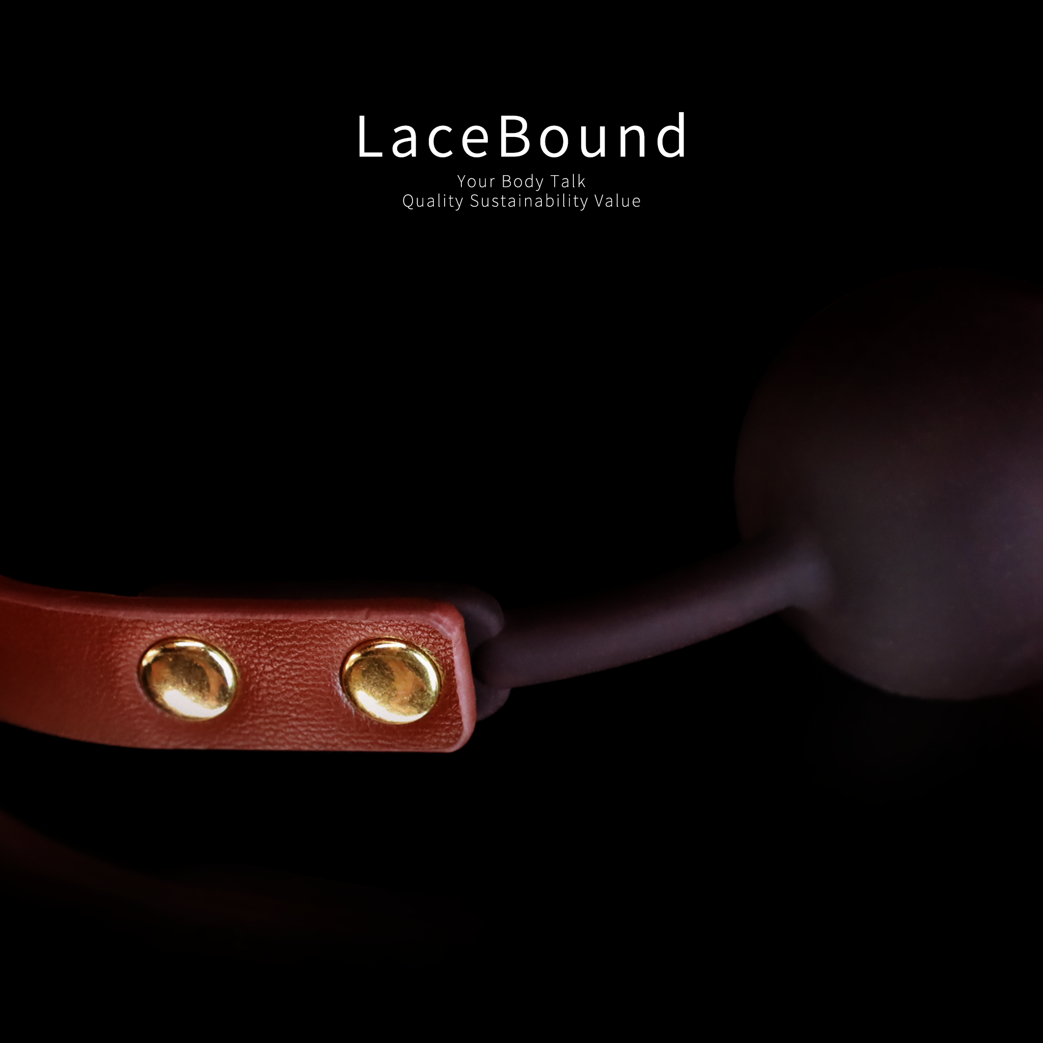 Classic BDSM Ball Gag with Silicone Mouthpiece – Adjustable Leather Strap