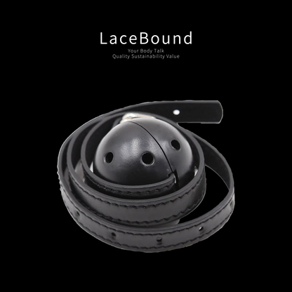Black Ball gag harness adjustable