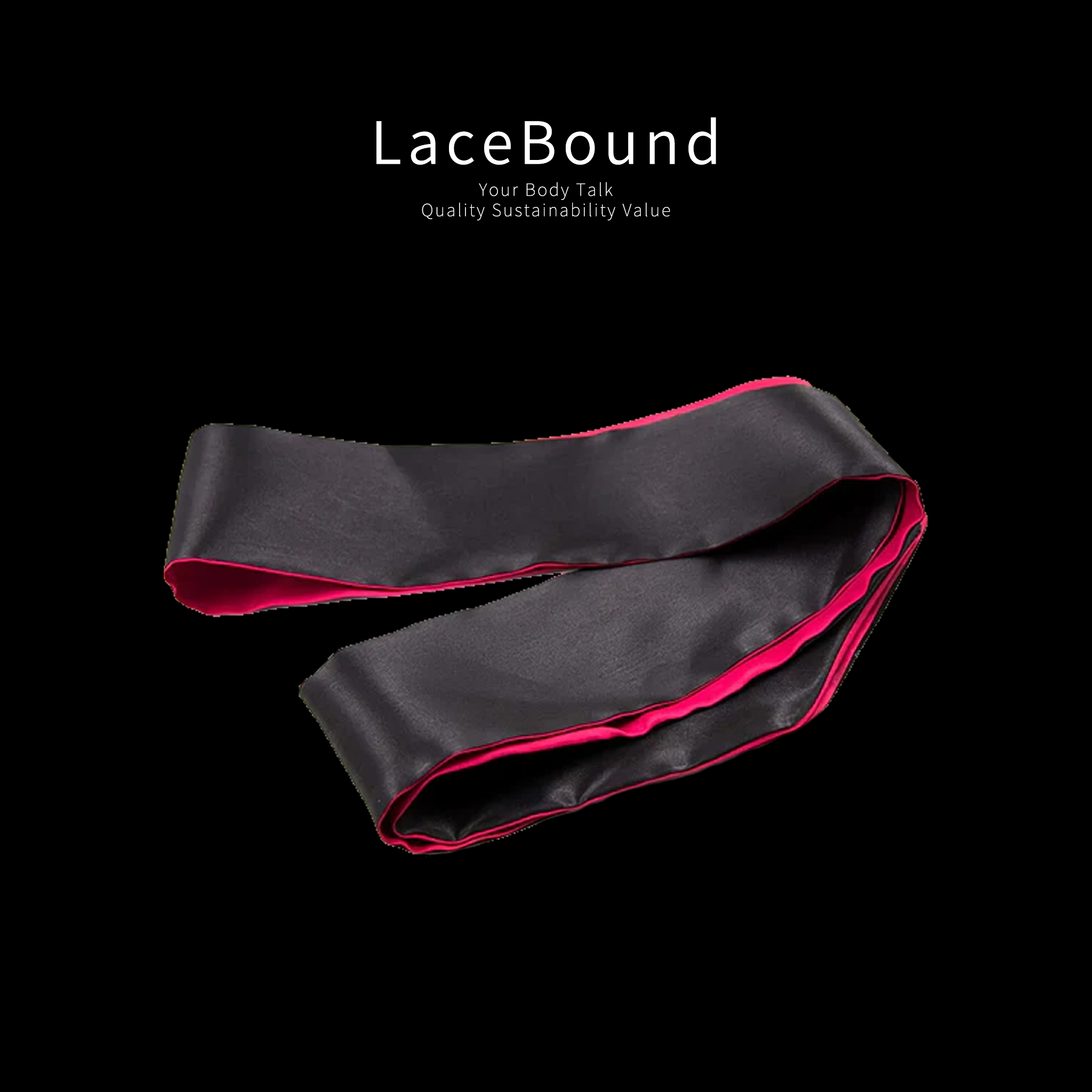 Luxurious Satin BDSM Blindfold – Elegant Eye Cover for Sensory Play