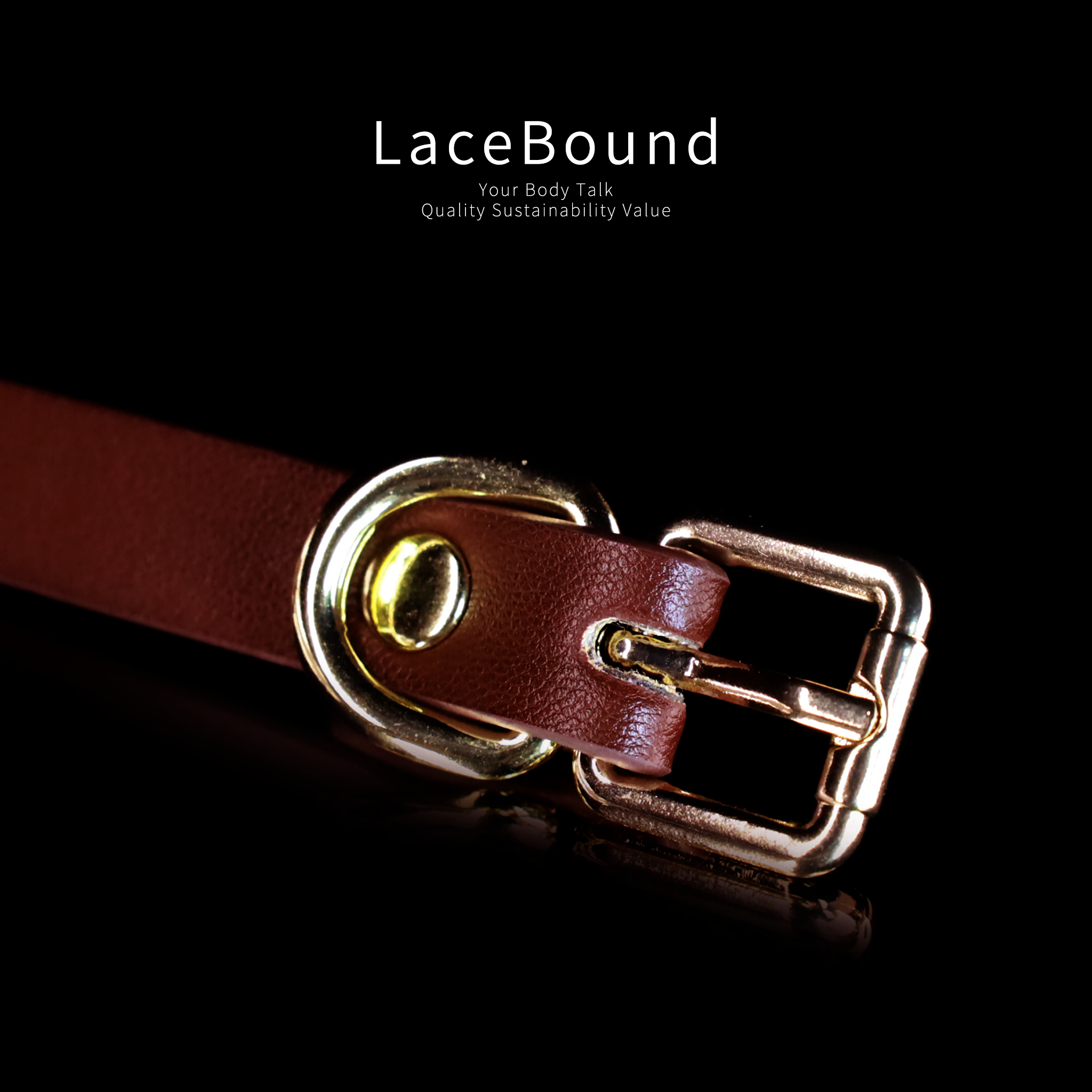 Classic BDSM Ball Gag with Silicone Mouthpiece – Adjustable Leather Strap