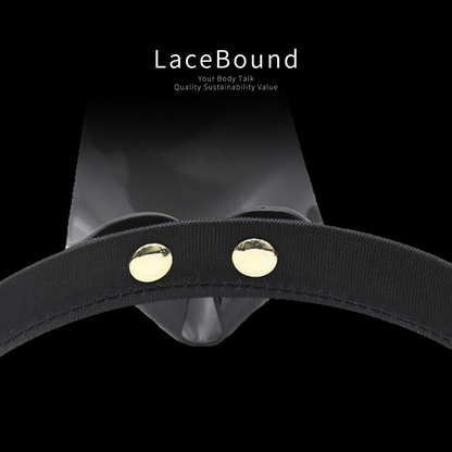 Glossy Black Bunny Ear Headband for Roleplay and Costume Fun