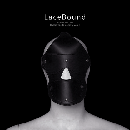 Adjustable BDSM Mask with Ball Gag for Control and Comfort