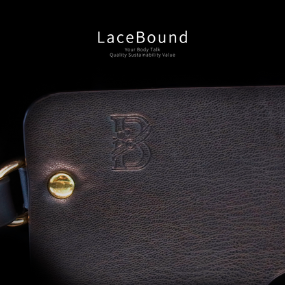 LaceBound YES Letter Leather Blindfold – A Must-Have for Sensory Deprivation in BDSM Play