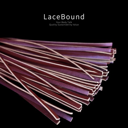 LaceBound BDSM Whip – Premium Leather Flogger for Sensory Play & Role Exploration