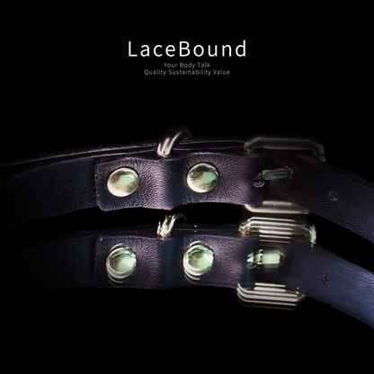 Adjustable Leather  bdsm collar