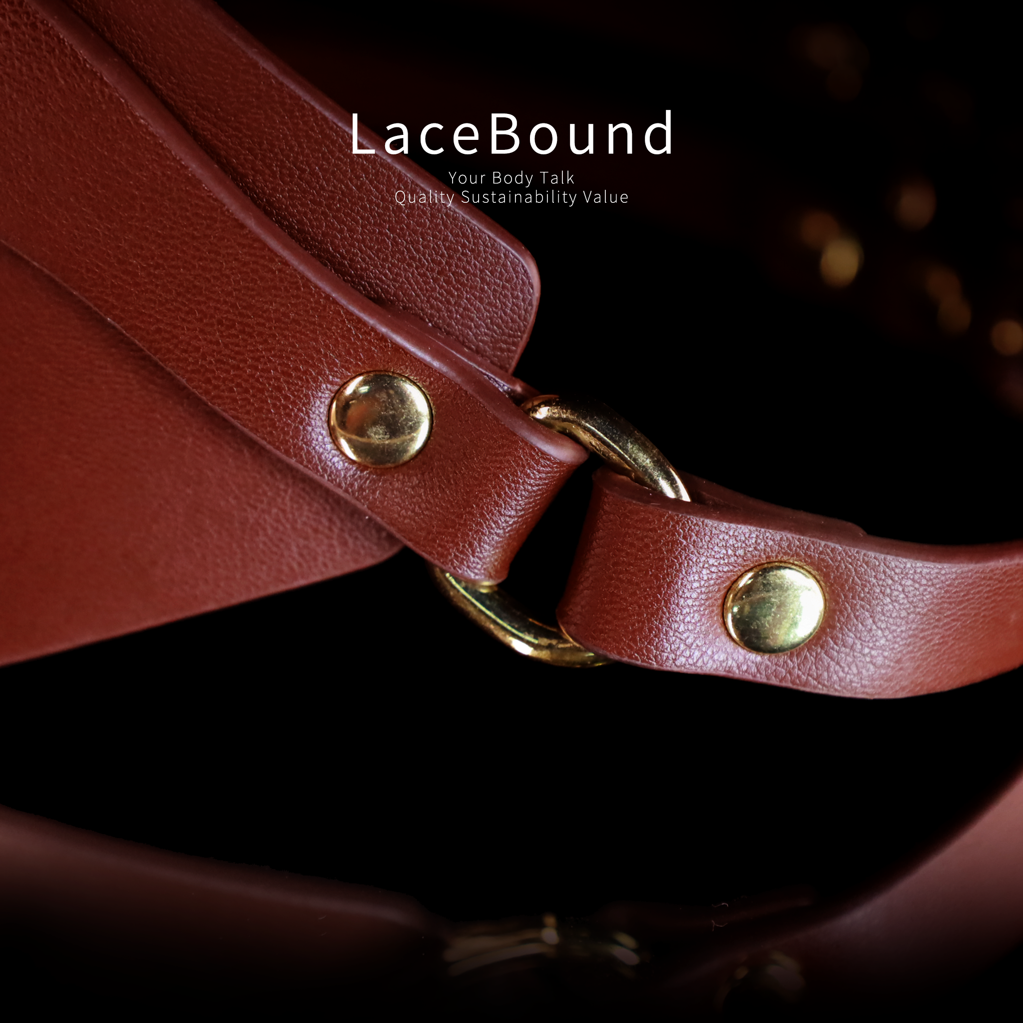 Leather BDSM Blindfold – Elegant Sensory Play Mask for BDSM Toys Collection