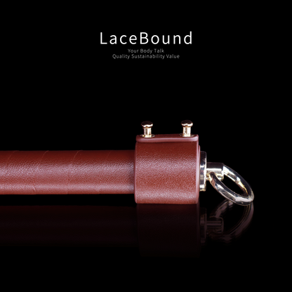 LaceBound BDSM Whip – Premium Leather Flogger for Sensory Play & Role Exploration