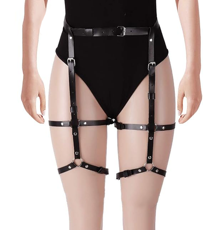 BDSM Waist and Thigh Restraint Bondage Belt for Bondage Play