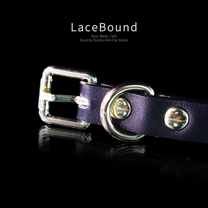 Adjustable Leather  bdsm collar