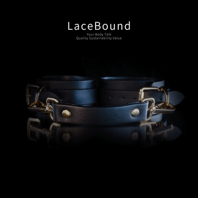 LaceBound Bondage Restraint Set – Premium BDSM Wrist & Ankle Cuffs with Connectors