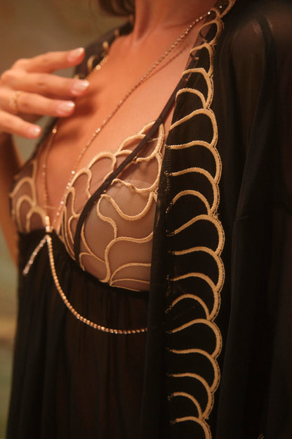 Elegant-Black-Lace-Dress-with-See-Through-Design-and-Gold-Embroidery-DSCF8650