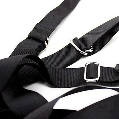 BDSM suspension bondage kit with adjustable ropes for intense bondage play