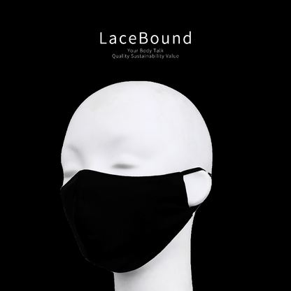 Discreet BDSM face mask with hidden dildo gag, designed for subtle fetish play, featuring soft, secure materials for comfort and private restraint experiences.