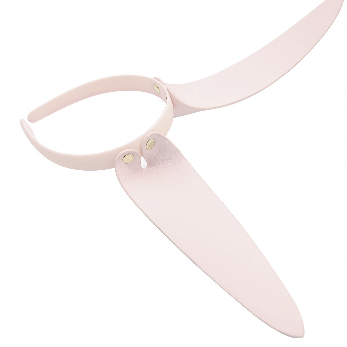 Glossy Black Bunny Ear Headband for Roleplay and Costume Fun