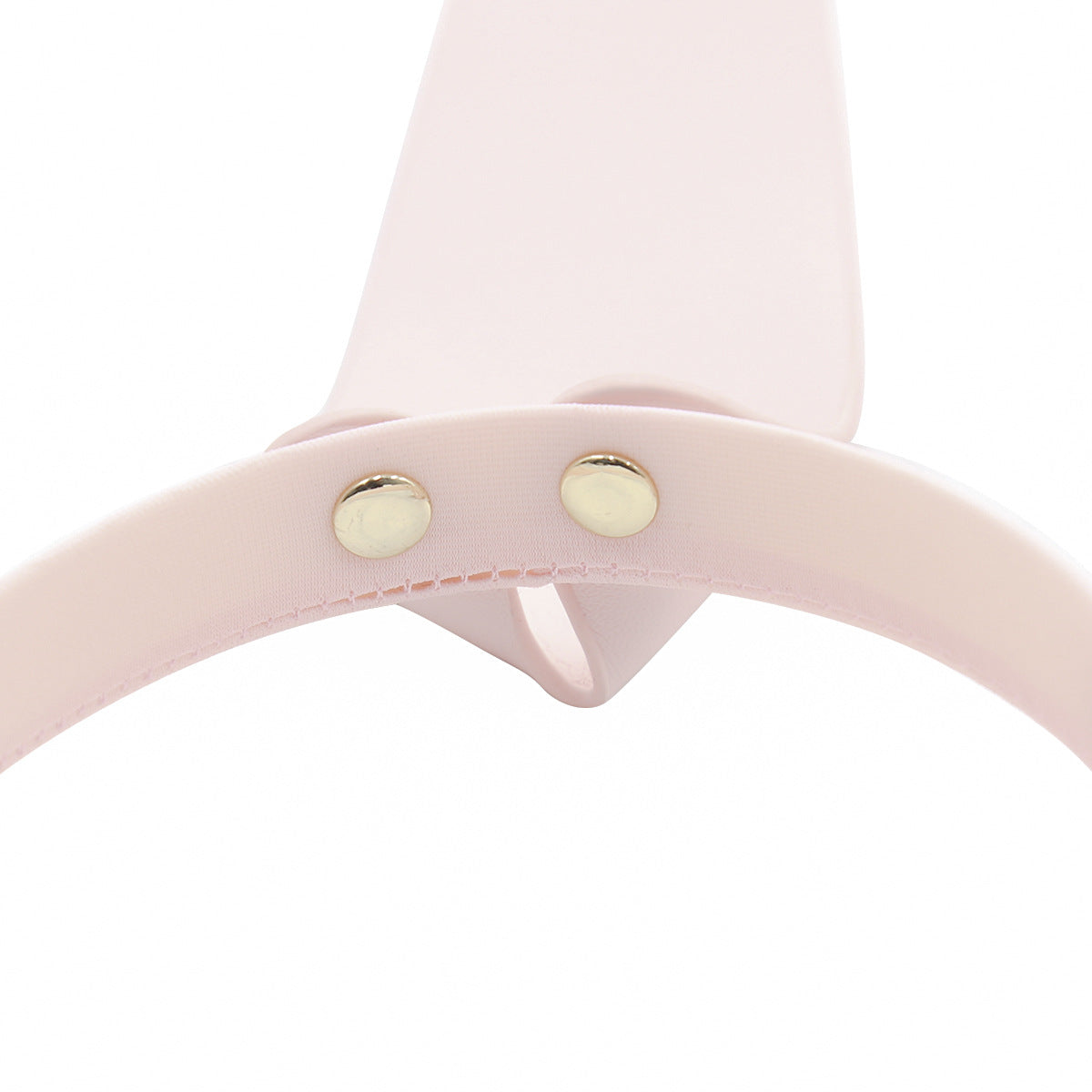 Glossy Black Bunny Ear Headband for Roleplay and Costume Fun